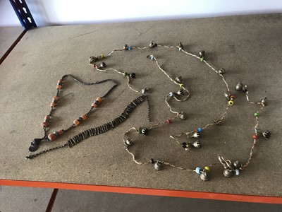 Lot 829 - A LARGE GROUP OF TIBETAN JEWELLERY AND METALWORK.