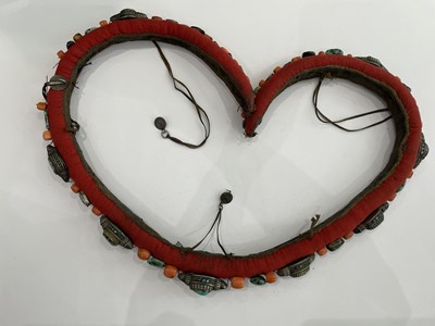 Lot 829 - A LARGE GROUP OF TIBETAN JEWELLERY AND METALWORK.