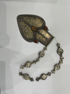 Lot 829 - A LARGE GROUP OF TIBETAN JEWELLERY AND METALWORK.