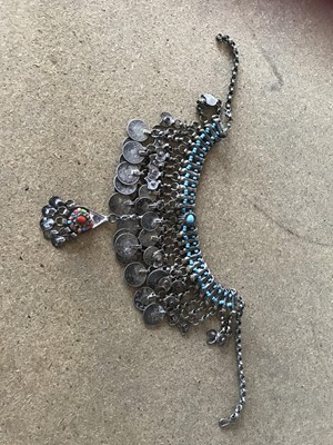 Lot 829 - A LARGE GROUP OF TIBETAN JEWELLERY AND METALWORK.
