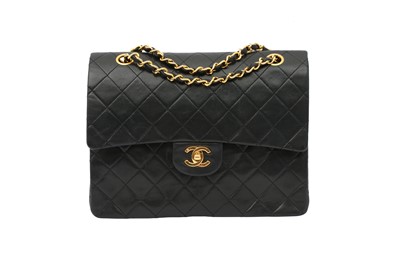 Lot 429 - Chanel Black Tall Medium Classic Double Flap Bag