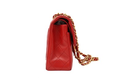 Lot 2 - Chanel Red Small Classic Double Flap Bag
