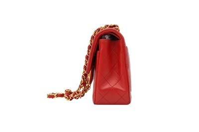 Lot 2 - Chanel Red Small Classic Double Flap Bag