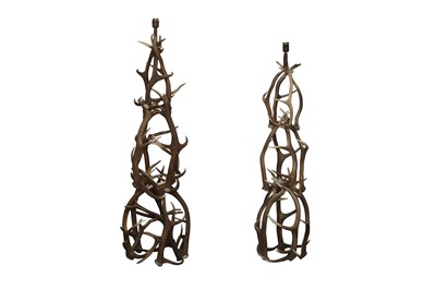 Lot 296 - DANILO SCHIRATO, A GRADUATED PAIR OF STANDARD LAMPS, CONTEMPORARY