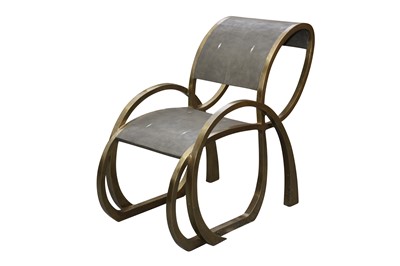 Lot 287 - RIA & YOURI AGOUSTI (b. 1960 AND 1961), PARIS, A BRONZE FRAMED CHAIR