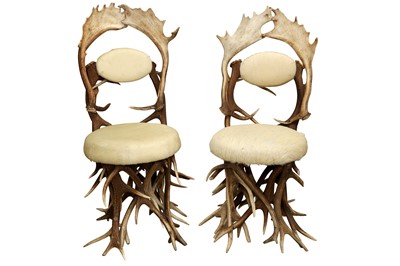 Lot 298 - DANILO SCHIRATO, A PAIR OF SIDE CHAIRS, CONTEMPORARY