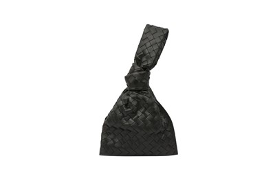Lot 438 - Bottega Veneta Black Intrecciato Mini Twist Bag