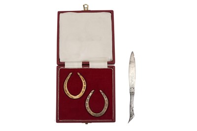 Lot 121 - A VICTORIAN SCOTTISH STERLING SILVER NOVELTY PAPERKNIFE, EDINBURGH 1899 BY J.R PROBABLY, JAMES RETTIE OF ABERDEEN