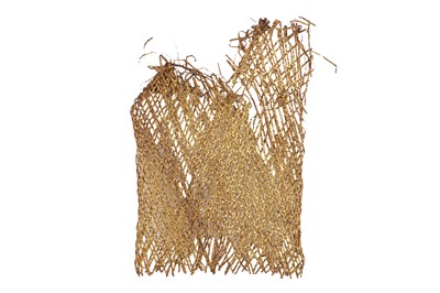 Lot 32 - A SECTION OF GOLD LACE FROM QUEEN ALEXANDRA'S CORONATION DRESS