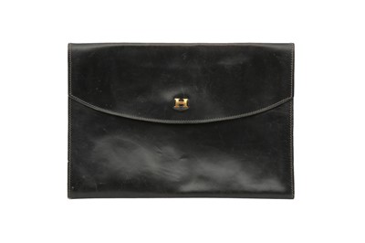 Lot 422 - Hermes Black Box Rio Clutch Bag