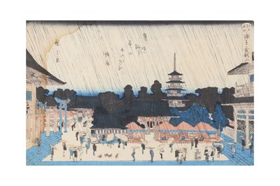 Lot 428 - UTAGAWA HIROSHIGE (1797 - 1858) AND OTHERS.