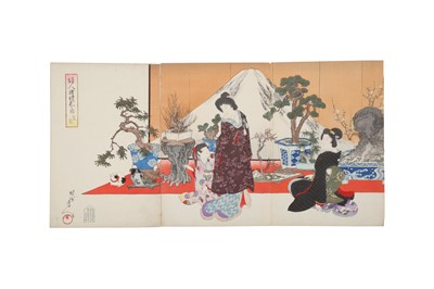 Lot 454 - YOSHU CHIKANOBU (1838 – 1912).