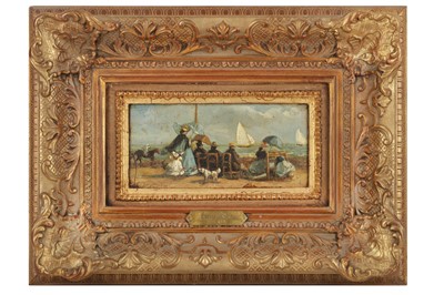 Lot 394 - STUDIO OF MIGUEL CANALS (SPANISH 1925-1995) AFTER EUGÈNE BOUDIN (FRENCH 1824-1898)