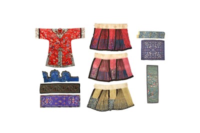 Lot 605 - A GROUP OF CHINESE TEXTILES.