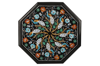 Lot 397 - A CONTEMPORARY INDIAN OCTAGONAL SPECIMEN TABLE TOP