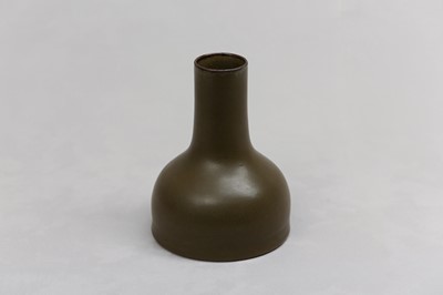Lot 551 - A CHINESE TEADUST GLAZED VASE.