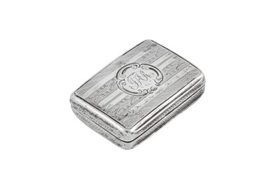 Lot 33 - A Victorian sterling silver vinaigrette, Birmingham 1851 by Nathaniel Mills