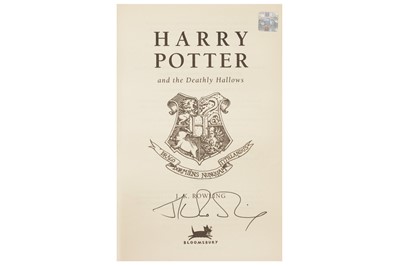 Lot 67 - Rowling: Harry Potter and the Deathly Hallows, Signed & ephemera.