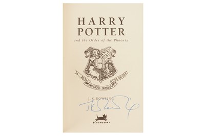 Lot 68 - Rowling: Harry Potter Novels. 7 vols. All signed. boxed.