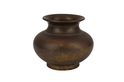 Lot 440 - A 19TH CENTURY BRASS LOTA