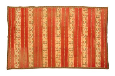 Lot 708 - A STRIPED HANGING OR SASH