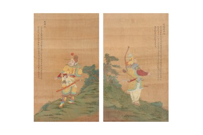 Lot 164 - ANONYMOUS. Warriors.