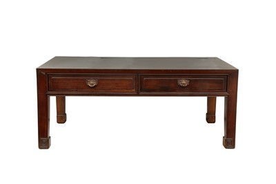 Lot 805 - A CHINESE WOOD TABLE.