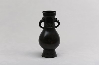 Lot 37 - A CHINESE BRONZE VASE.