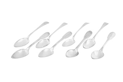 Lot 1255 - A mixed group of early 19th century 950 standard silver flatware, Paris 1819-36 by Jean-François Oury (bif. 4th April 1836)