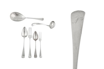 Lot 361 - An assembled 19th / 20th century Dutch silver table service of flatware / canteen, s'Gravenhage  (The Hague) 1886-1916 by Van Kempen