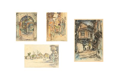 Lot 752 - GERARD HUIJSSER (DUTCH 1892-1970)