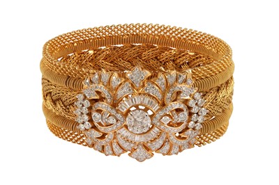 Lot 234 - A diamond bracelet