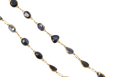 Lot 183 - A sapphire longchain