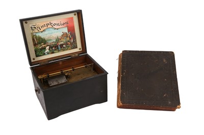 Lot 150 - A GERMAN SCHUTZ-MARKE SYMPHONION MUSIC BOX