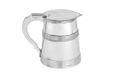 Lot 640 - A George III sterling silver tankard, London 1772 by John Deacon