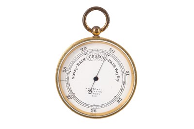 Lot 349 - A BRITISH J H STEWARD MINIATURE BAROMETER, CIRCA 1920S