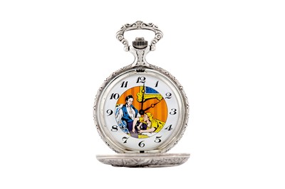 Lot 366 - FULL HUNTER AUTOMATA POCKET WATCH.