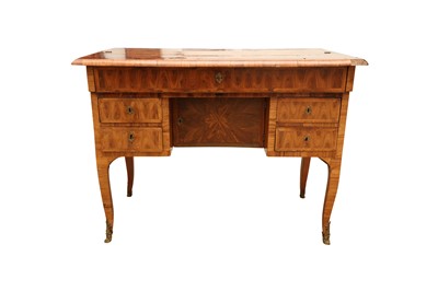 Lot 152 - A LOUIS XV TULIPWOOD DESK, 18TH CENTURY