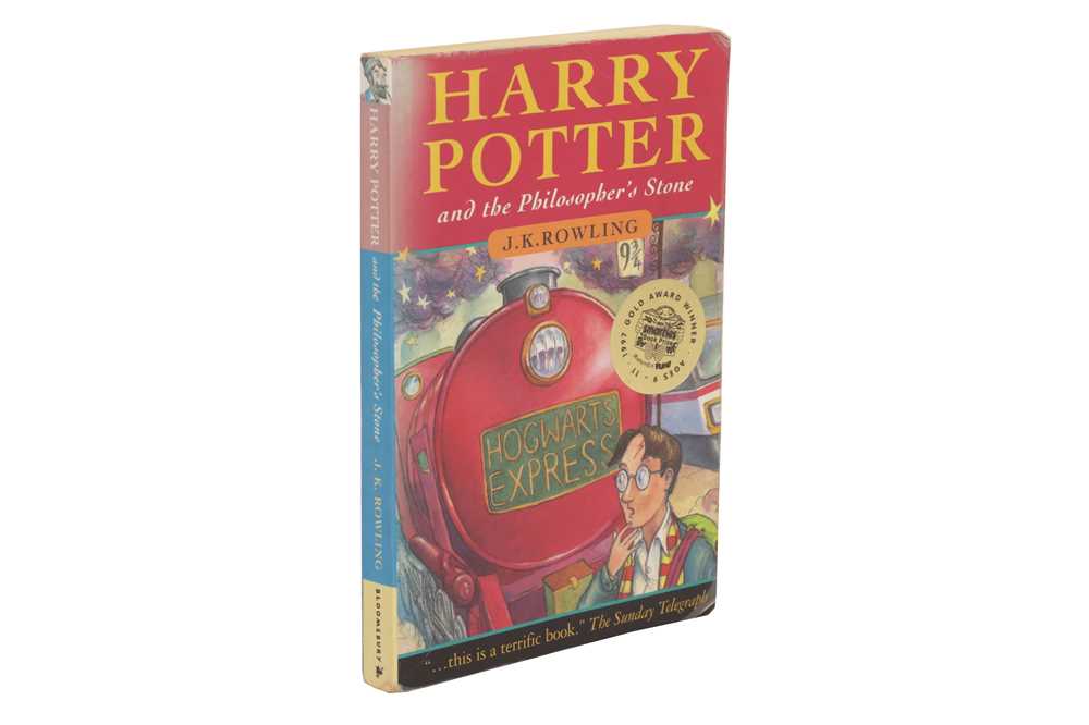 Lot 63 - Rowling. Philosopher's Stone, signed paperback.