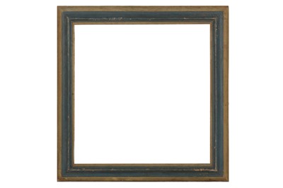 Lot 126 - AN ITALIAN EARLY 19TH CENTURY PAINTED REVERSE PROFILE FRAME