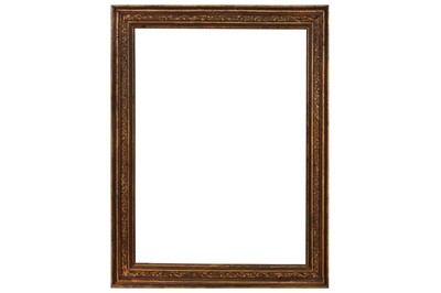 Lot 117 - AN ITALIAN LATE 18TH CENTURY CARVED AND PARCEL GILT CASSETTA FRAME