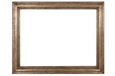 Lot 135 - A NORTHERN EUROPEAN 19TH CENTURY SILVER GILT PLAIN MOULDING FRAME