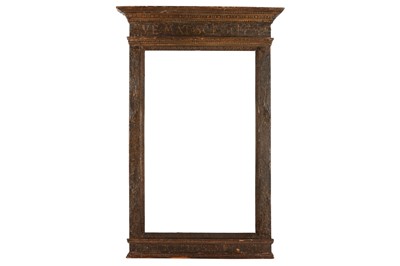 Lot 101 - AN ITALIAN 16TH CENTURY POLYCHROME PAINTED TABERNACLE FRAME