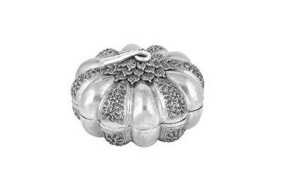 Lot 178 - A mid-20th century Cambodian silver box, circa 1950
