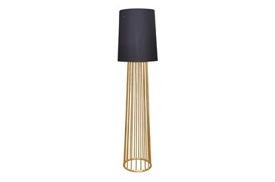 Lot 407 - DE LA ESPADA, A CONTEMPORARY BRASS TULIP STANDARD LAMP