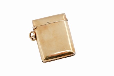 Lot 63 - A MATCH CASE