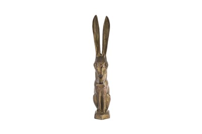 Lot 338 - AN ART DECO STYLE METAL CAR MASCOT, 20TH CENTURY