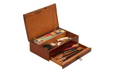 Lot 427 - A REEVES & SONS ARTISTS WATERCOLOUR BOX, CIRCA 1820