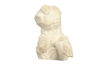 Lot 230 - PURE WHITE LINES, AN 'EVAN' SCULPTURE OF A MALE TORSO