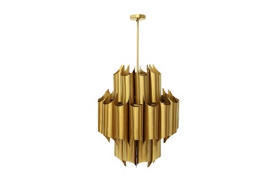 Lot 424 - PURE WHITE LINES, A 'GOTHENBURG' CHANDELIER